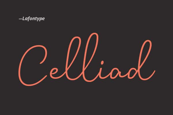Celliad Handwritten Font