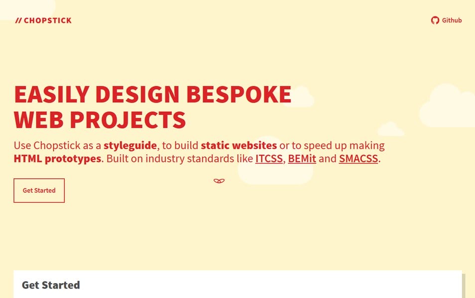 100+ Best CSS Frameworks for Responsive Design 50 Chopstick Design Framework