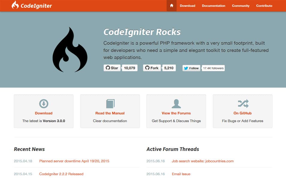 100+ Best PHP Frameworks for Web Developers 3 CodeIgniter