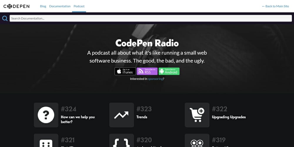 Best Places to Learn Web Development 167 CodePen Radio