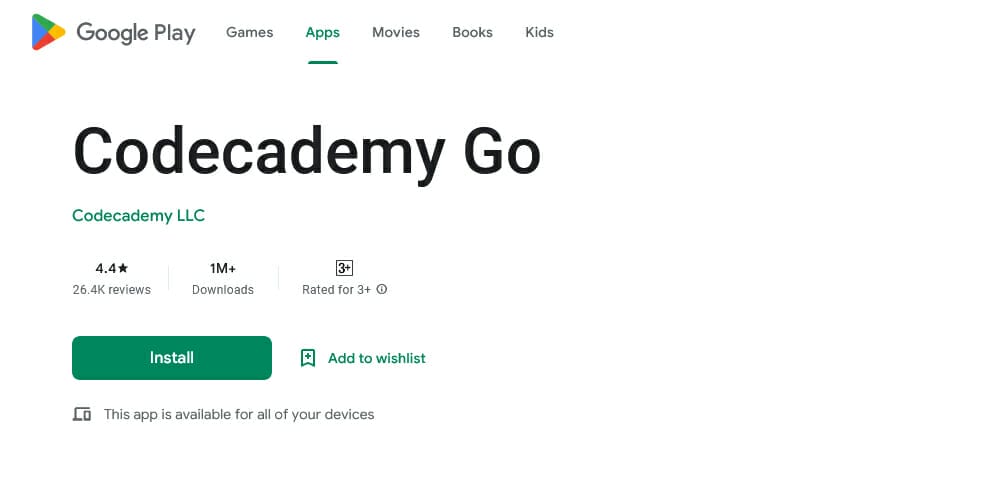 Best Places to Learn Web Development 227 Codecademy Go