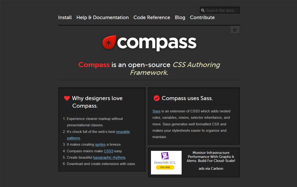100+ Best CSS Frameworks for Responsive Design 157 Compass