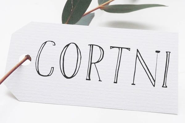 Cortni Handwriting Font
