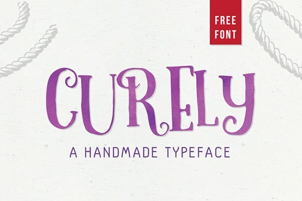 Curely Free Typeface