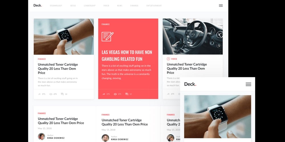Free Agency Website Templates PSD 22 Deck Card Style Web Template PSD