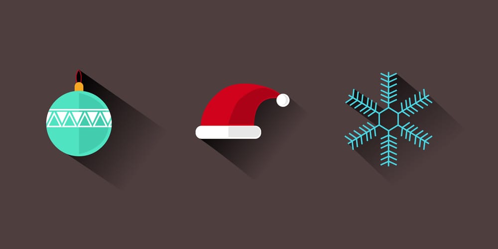 Designing Christmas icons