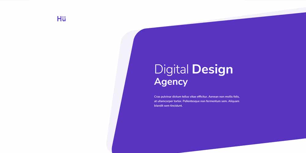 Digital Design Agency Template PSD