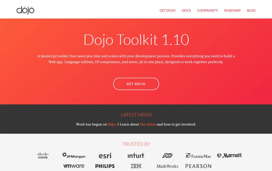 100+ JavaScript Frameworks for Web Developers 79 Dojo Toolkit