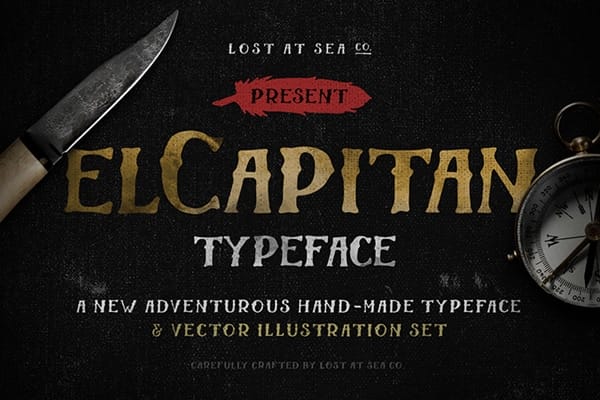 El Capitan Hand-Drawn Font