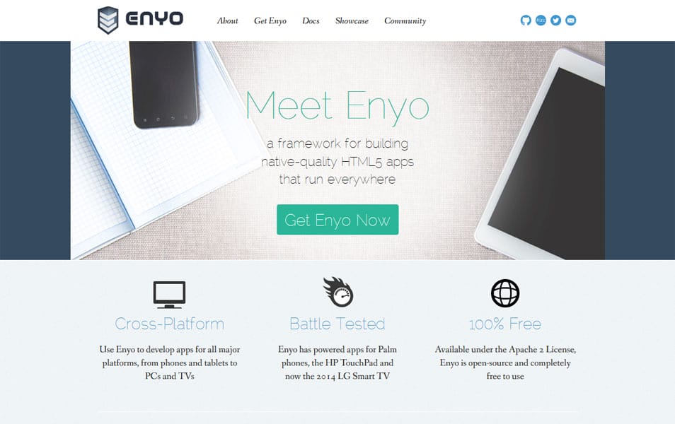 100+ JavaScript Frameworks for Web Developers 40 Enyo JavaScript framework