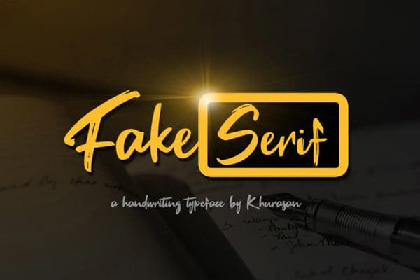 Fake Serif Font