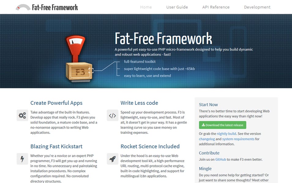 100+ Best PHP Frameworks for Web Developers 40 Fat-Free Framework