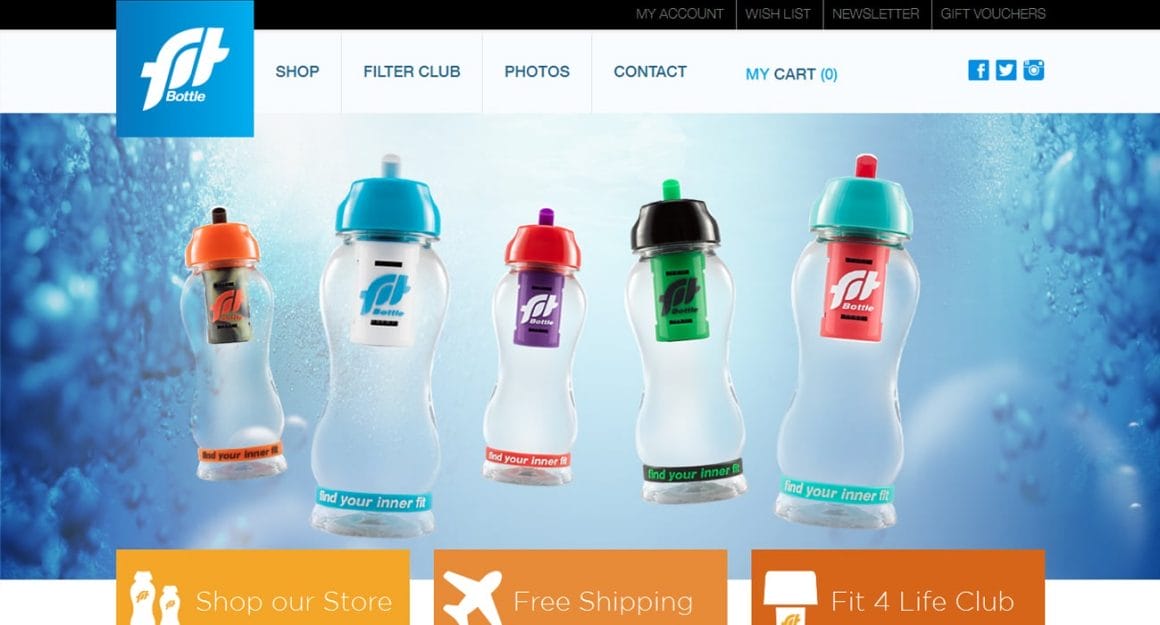 Best Product Website Inspiration 76 Fit Bottle