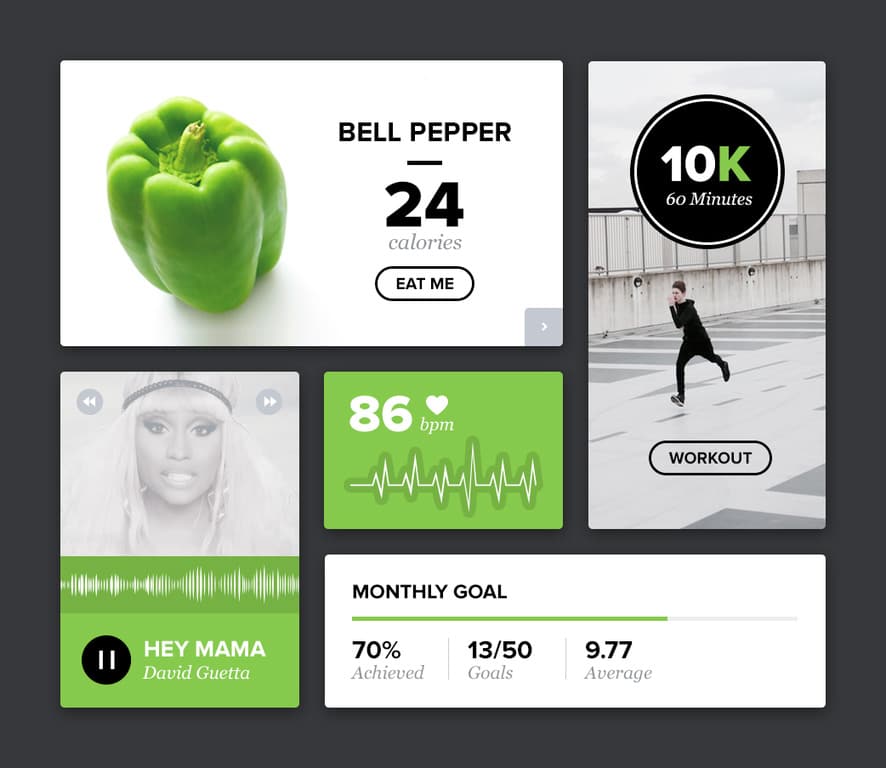 Free Health UI Kit PSD