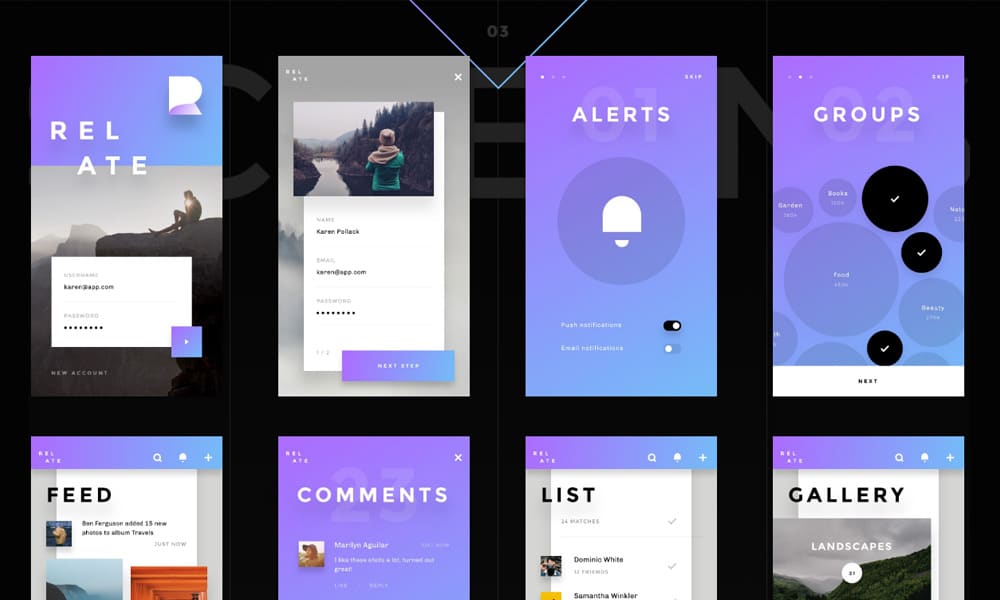 Free Relate UI Kit