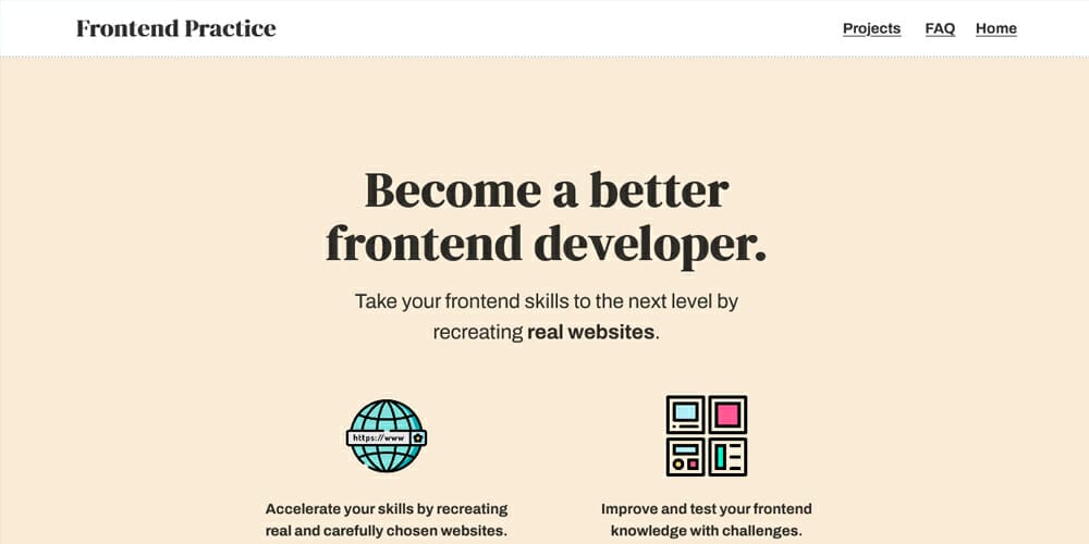 Best Places to Learn Web Development 99 Frontend Practice