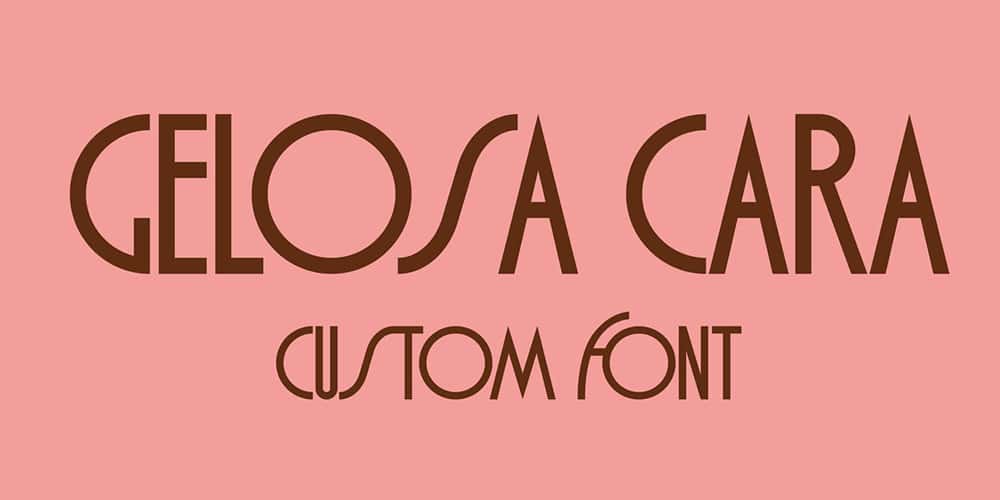 Gelosa Cara Typeface