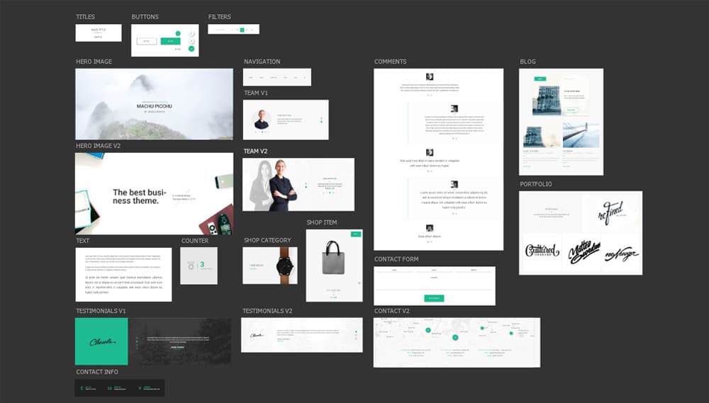 Google Material Design UI Kit PSD