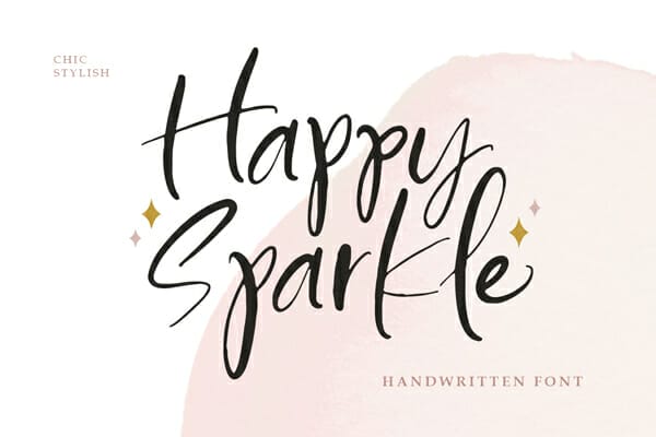 Happy Sparkle Font