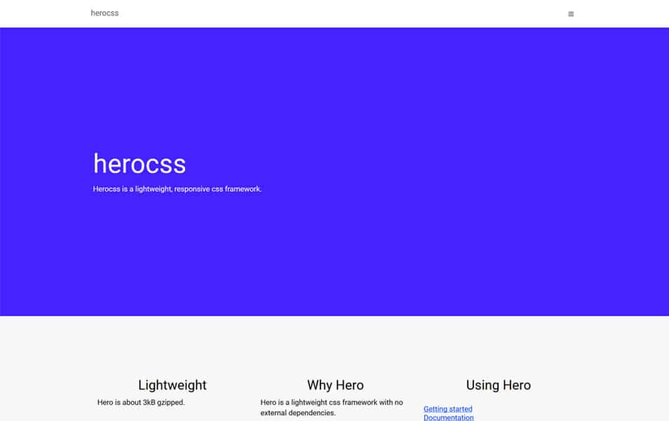 100+ Best CSS Frameworks for Responsive Design 66 Herocss