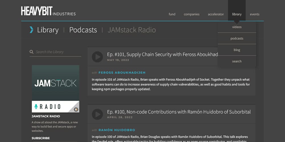 Best Places to Learn Web Development 185 JAMStack Radio