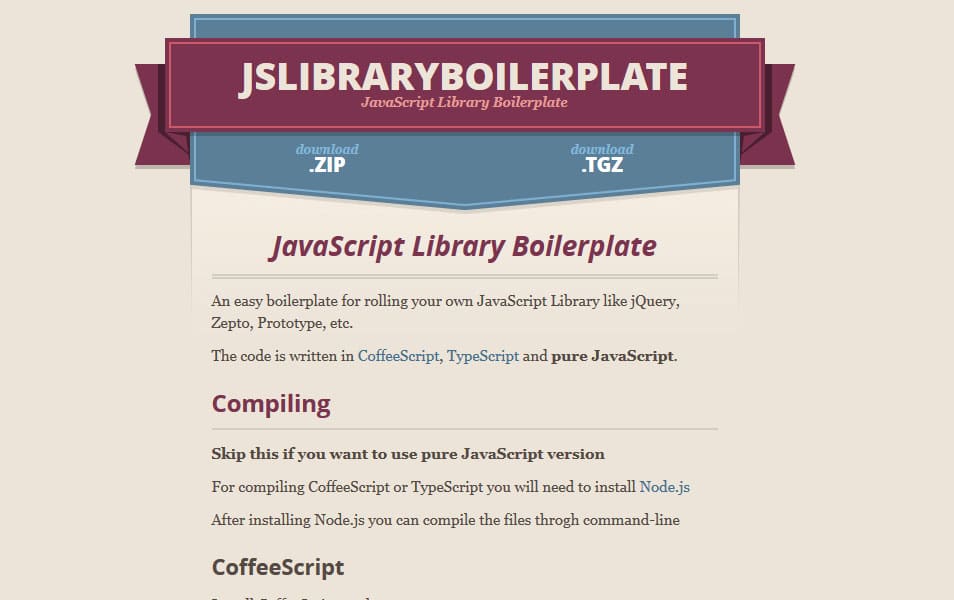 JavaScript Library Boilerplate