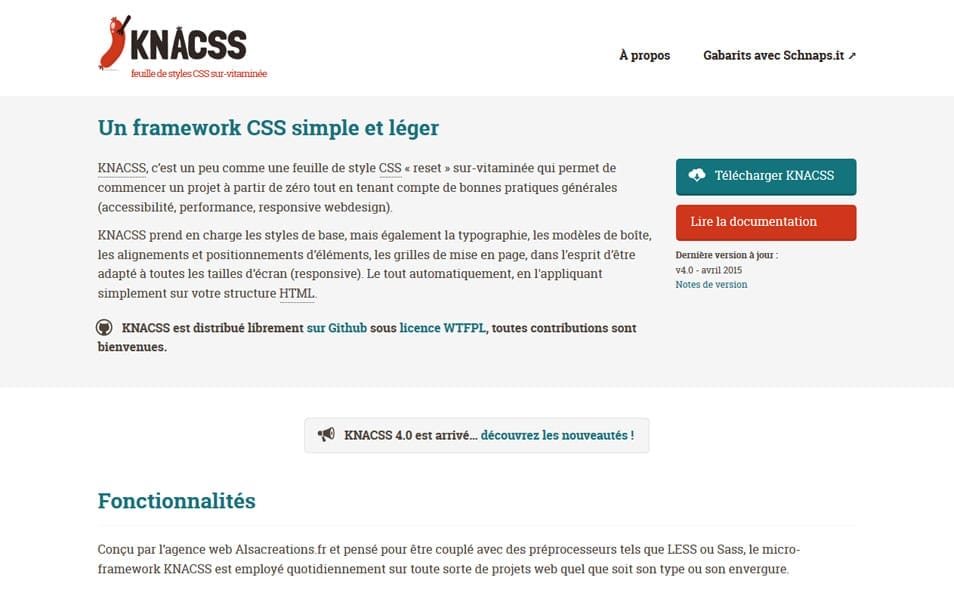 100+ Best CSS Frameworks for Responsive Design 124 KNACSS
