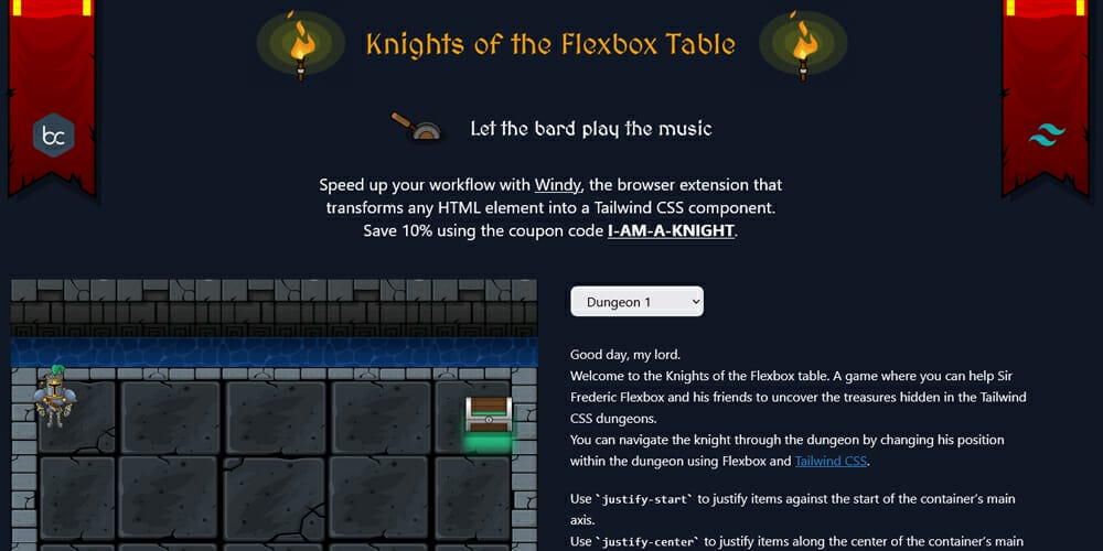 Knights of the Flexbox Table