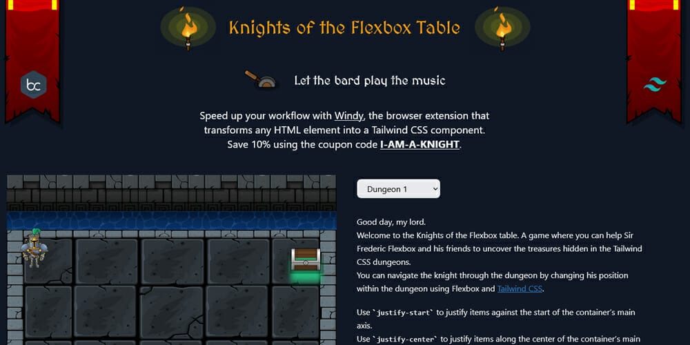 Best Places to Learn Web Development 114 Knights of the Flexbox Table