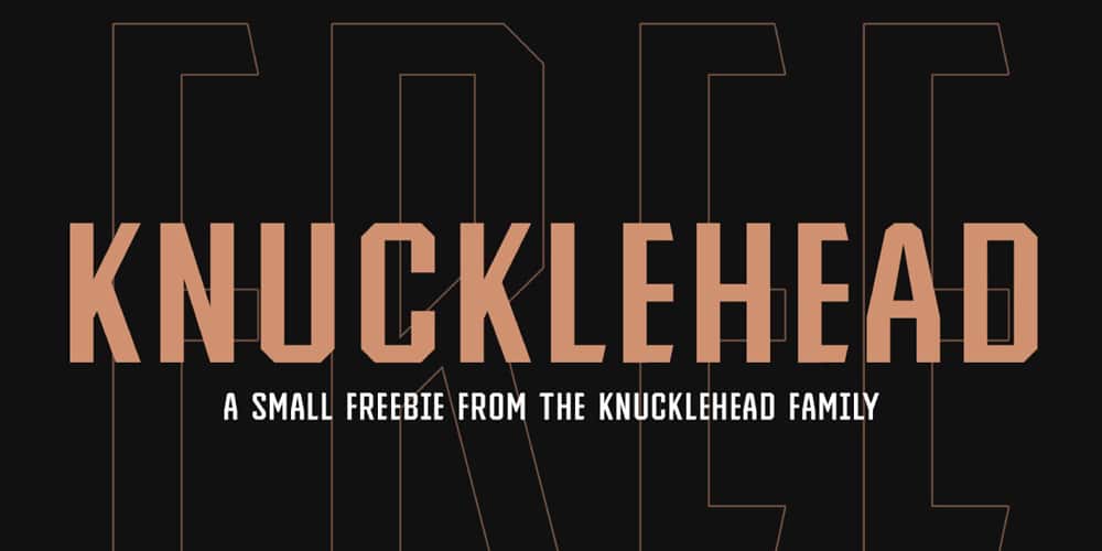 Knucklehead Font