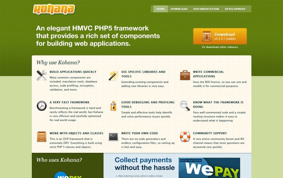 100+ Best PHP Frameworks for Web Developers 38 Kohana