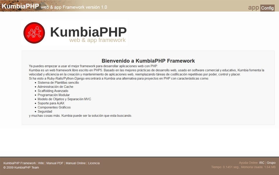 100+ Best PHP Frameworks for Web Developers 79 KumbiaPHP web & app Framework