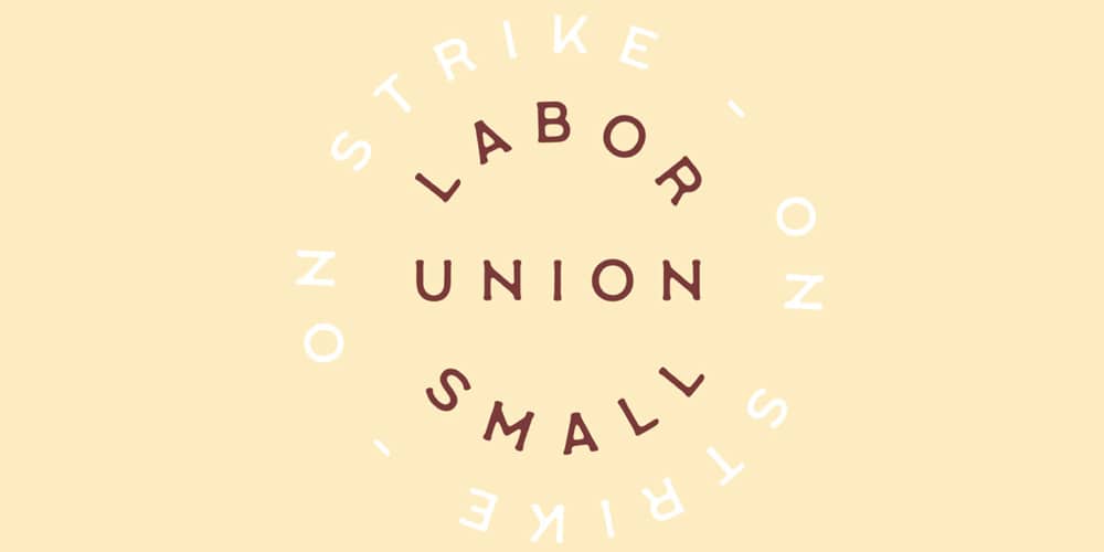 Labour Union Small Vintage Font