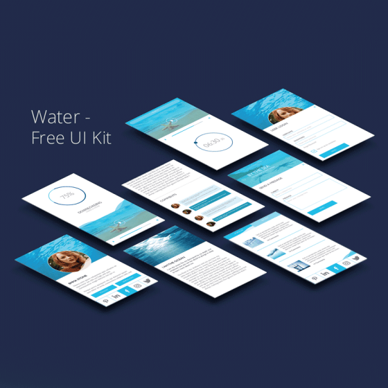 Latest Free UI Kits From 2016