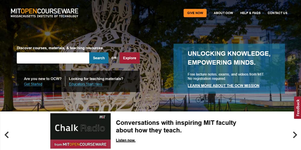 Best Places to Learn Web Development 82 MIT OpenCourseWare