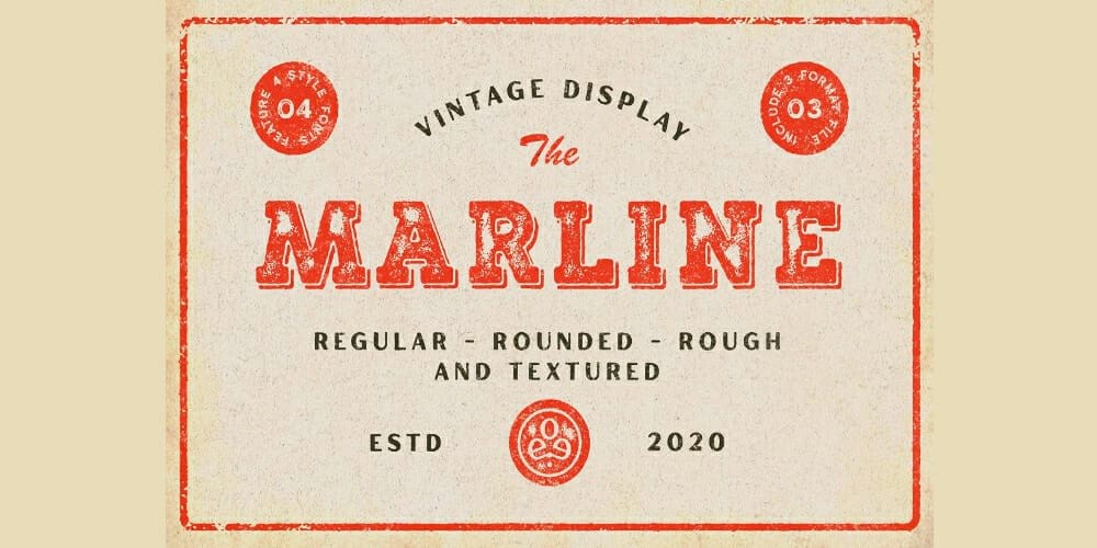 Marline Vintage Font