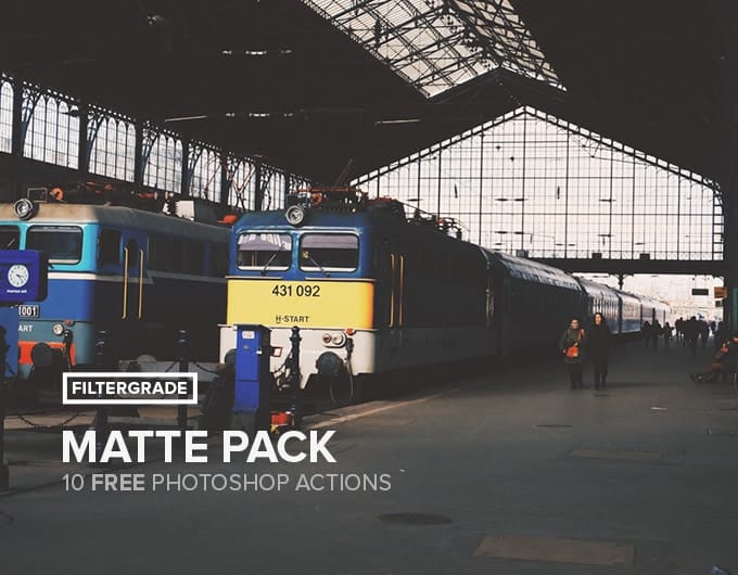 Matte Free Photoshop Actions Pack