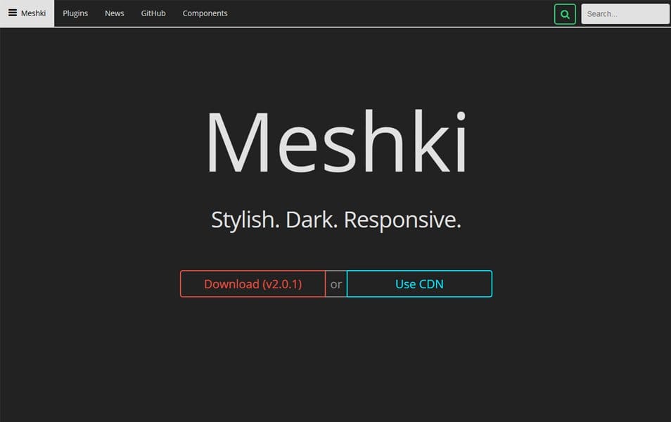 100+ Best CSS Frameworks for Responsive Design 108 Meshki