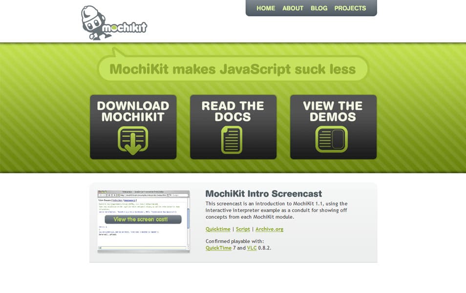 100+ JavaScript Frameworks for Web Developers 80 MochiKit