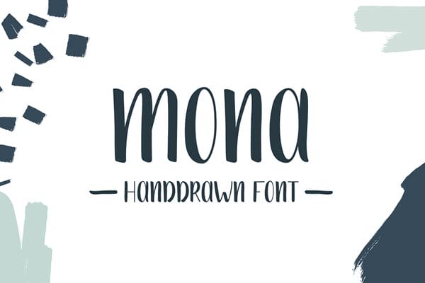 Mona-Handdrawn-Font