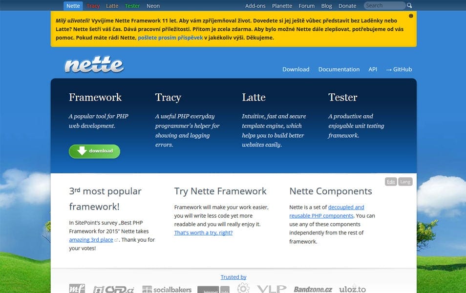 100+ Best PHP Frameworks for Web Developers 44 Nette Framework