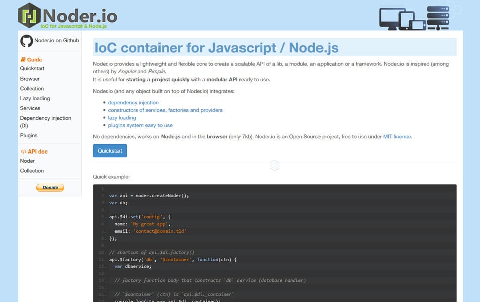 100+ JavaScript Frameworks for Web Developers 92 Noder.io