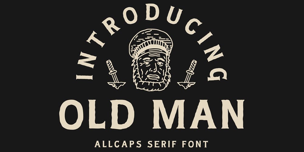 OldMan Vintage Font