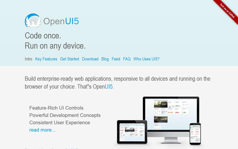 100+ JavaScript Frameworks for Web Developers 101 OpenUI5