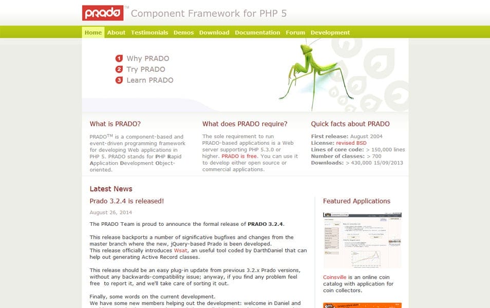100+ Best PHP Frameworks for Web Developers 36 PRADO PHP Framework