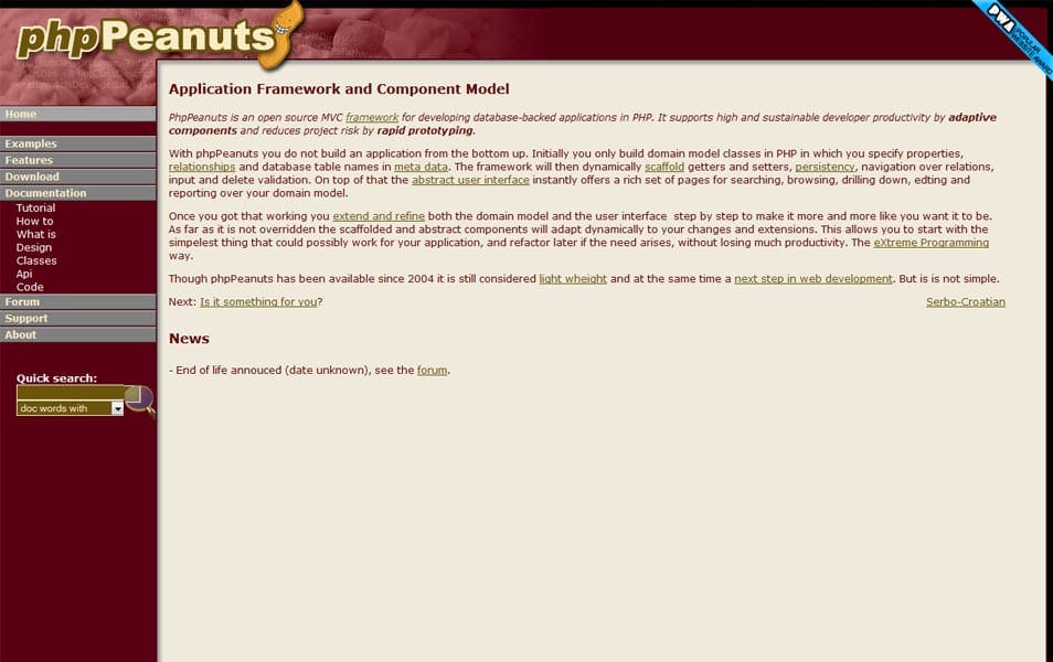 100+ Best PHP Frameworks for Web Developers 80 phpPeanuts
