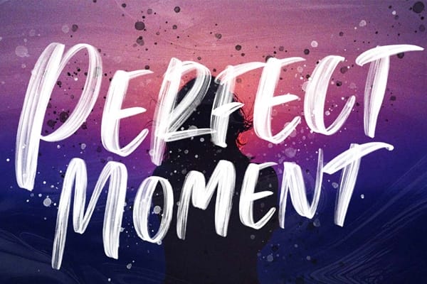 Perfect Moment Handwritten Typeface
