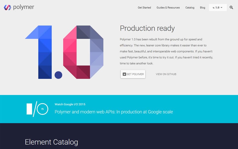 100+ JavaScript Frameworks for Web Developers 56 Polymer