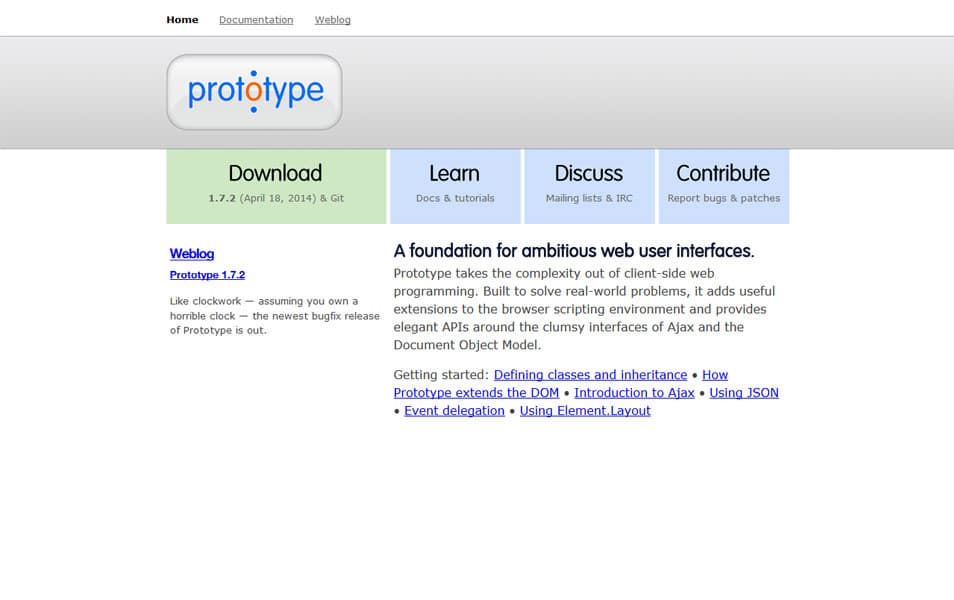 Prototype JavaScript framework