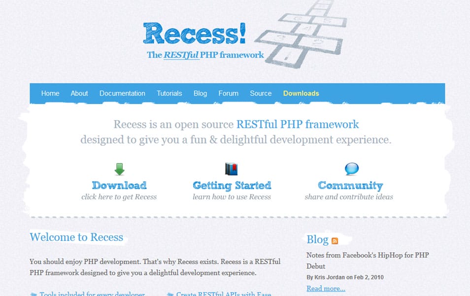 Recess PHP Framework